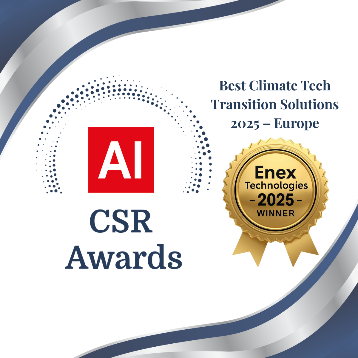 Enex Technologies wins CSR AWARDS 2025 