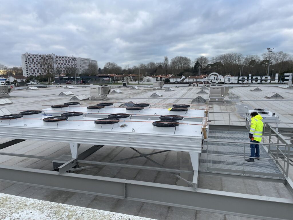 Modernisierung der CO₂-Kälteanlage – Leclerc Bayonne Nord