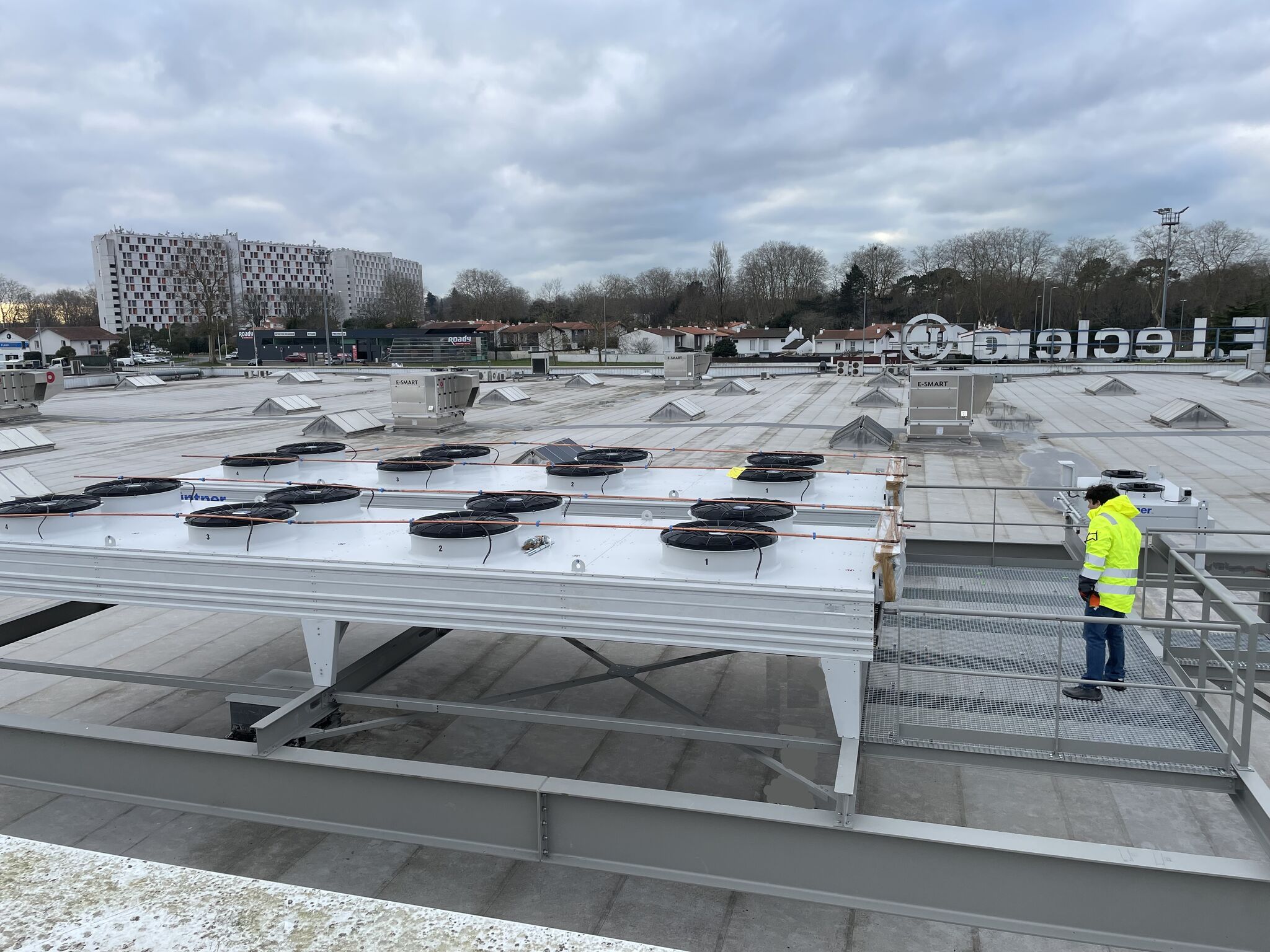Modernisierung der CO₂-Kälteanlage – Leclerc Bayonne Nord