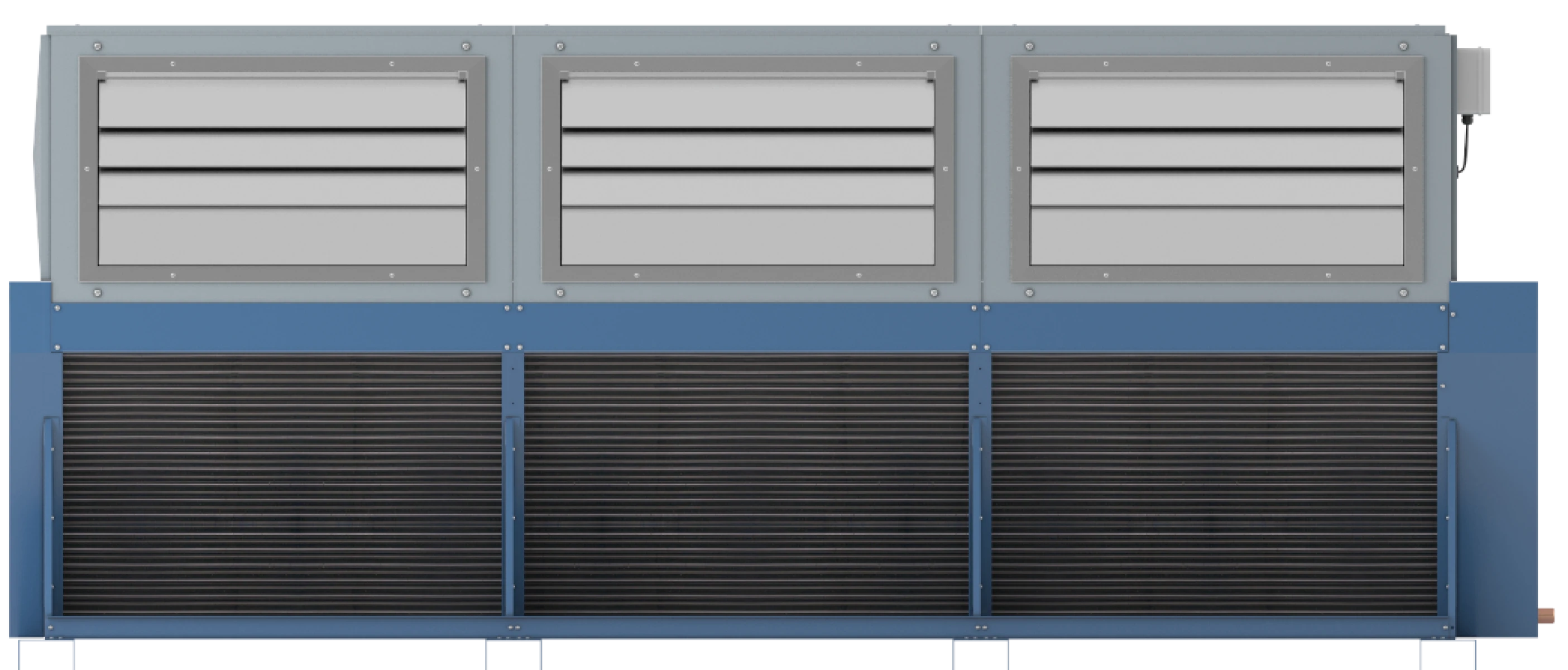 Centrifugal gas cooler