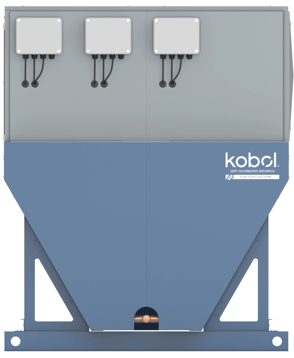 Centrifugal gas cooler