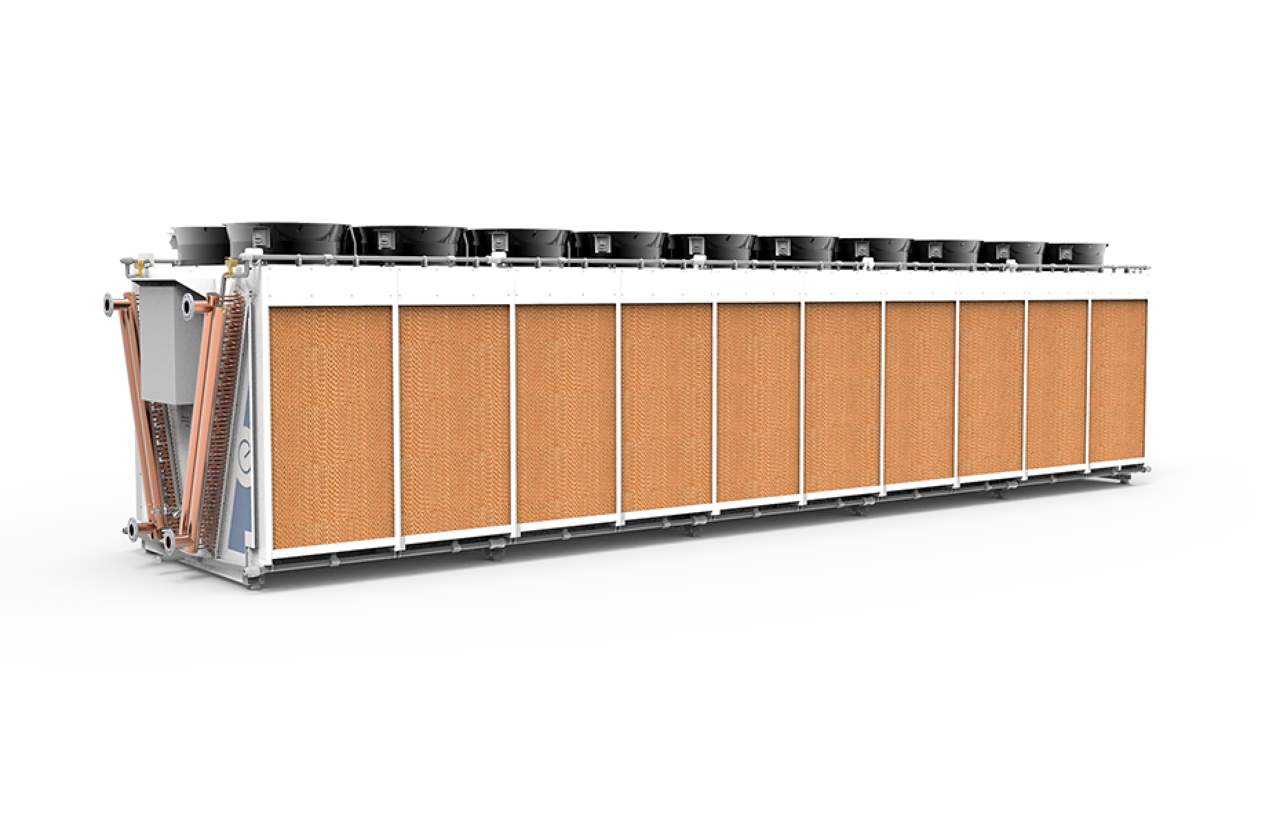 Dry cooler en forma de V