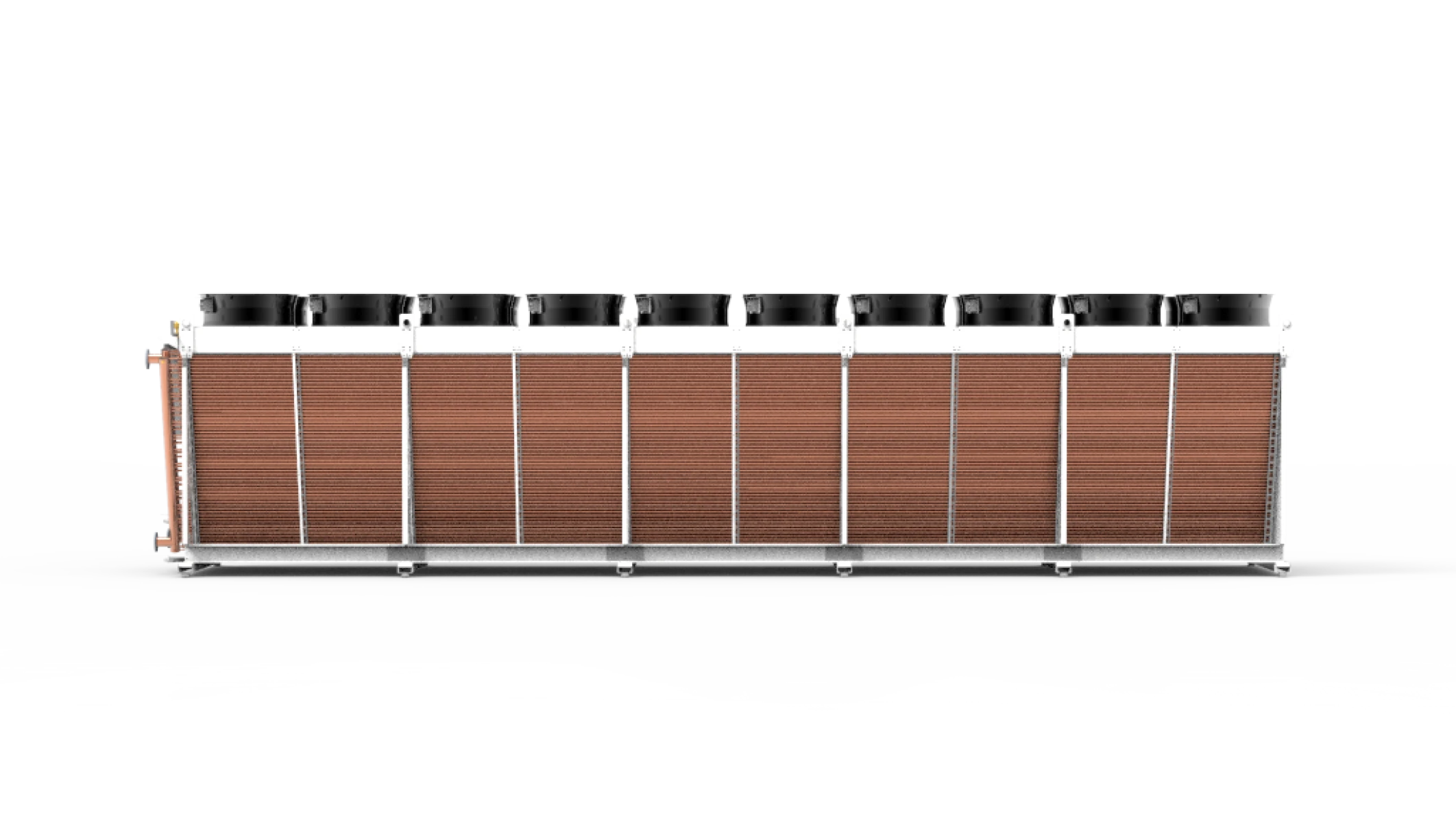 Dry cooler en forma de V